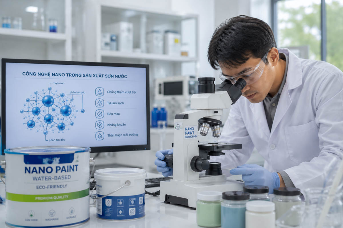 Công nghệ Nano trong sơn công nghệ Nhật Bản